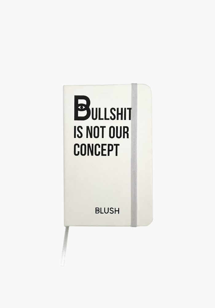 Carnet Petit Modèle Bullshit Is Not Our Concept - Blush