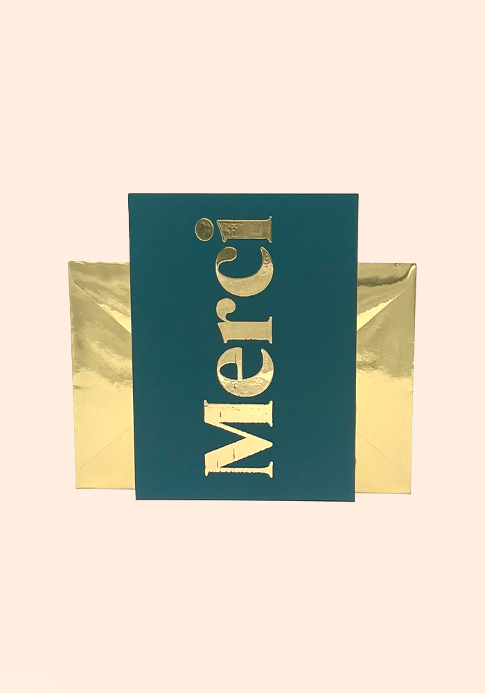 Carte De Voeux Merci - Blush