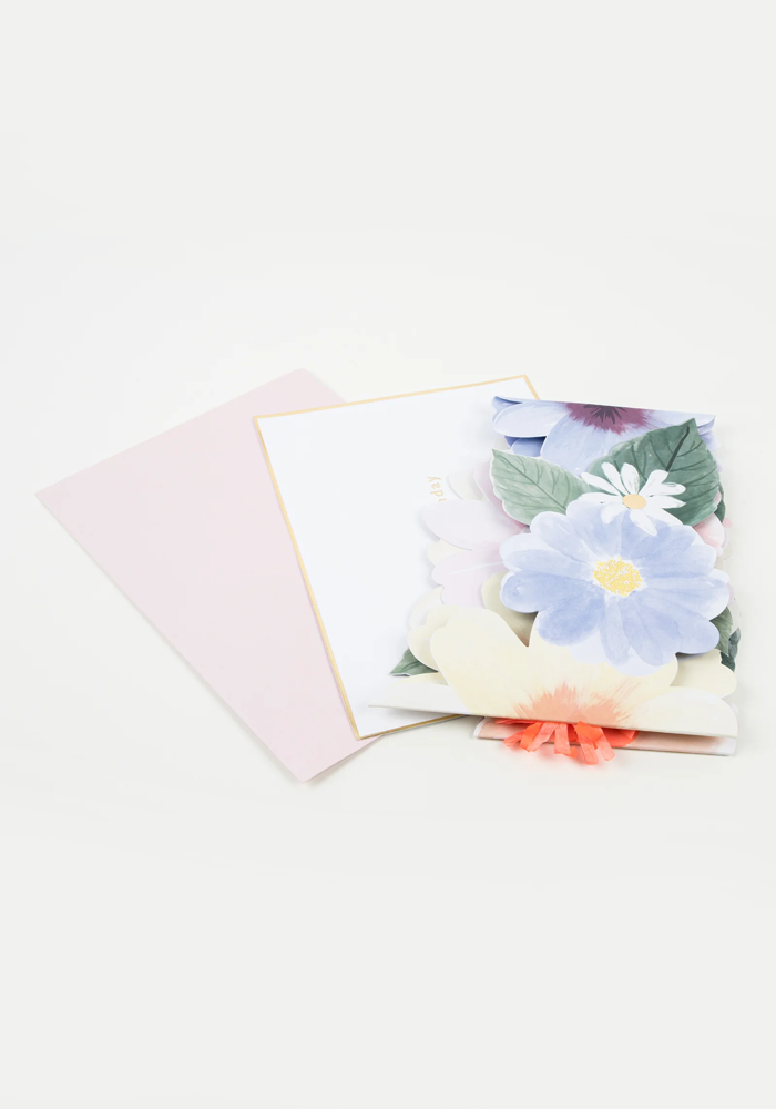 Carte Dépliante Multi Fleurs - Meri Meri