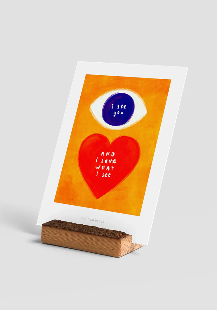 Carte I See You And I Love What I See - Blush Sélection Jeux