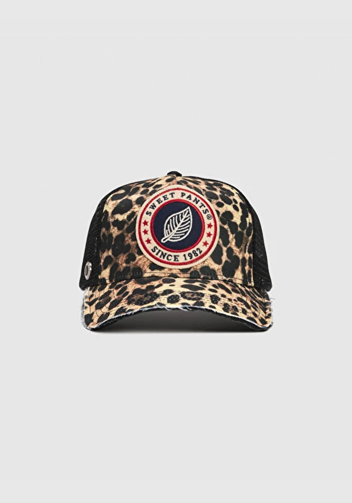 Casquette Home Run Full Léopard Black - Sweet Pants