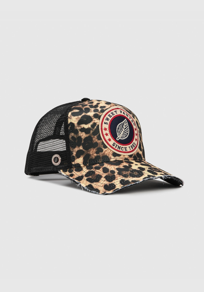 Casquette Home Run Full Léopard Black - Sweet Pants