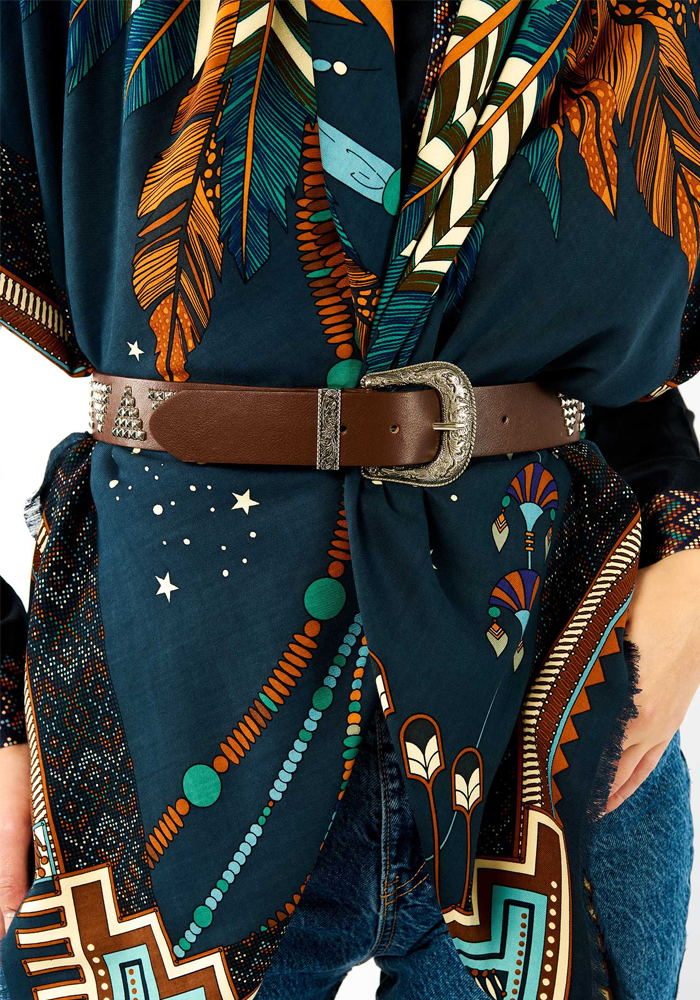 Ceinture Lars Marron - Wild Paris