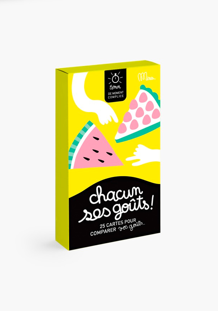 Cartes 5 Minutes De Moments Complices - Chacun Ses Goûts - Minus