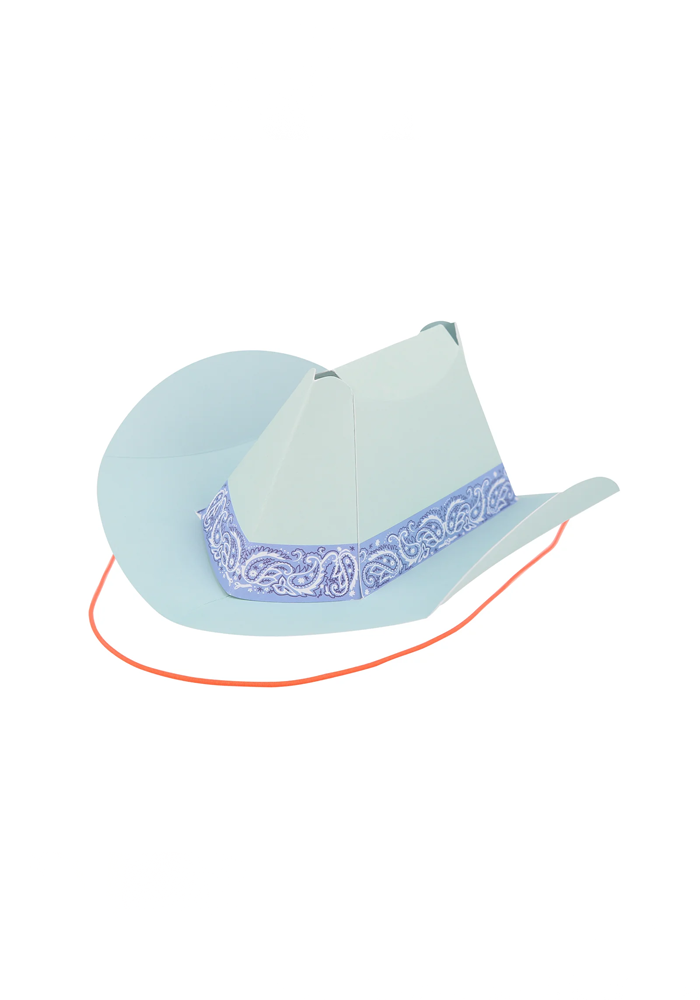Lot De 8 Chapeaux De Cowboys En Carton - Meri Meri