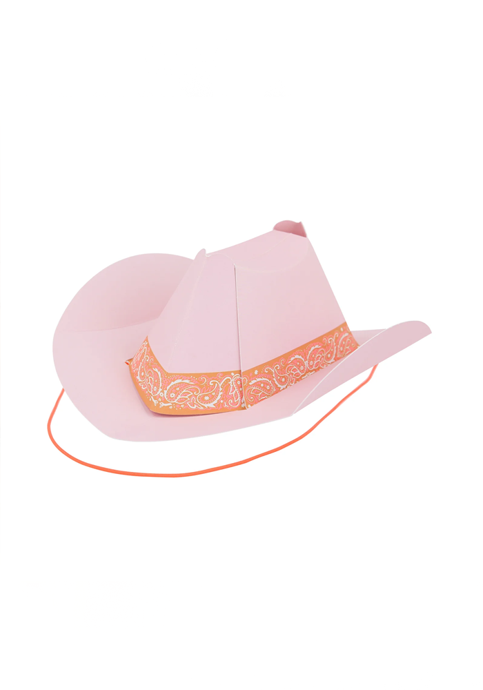 Lot De 8 Chapeaux De Cowboys En Carton - Meri Meri