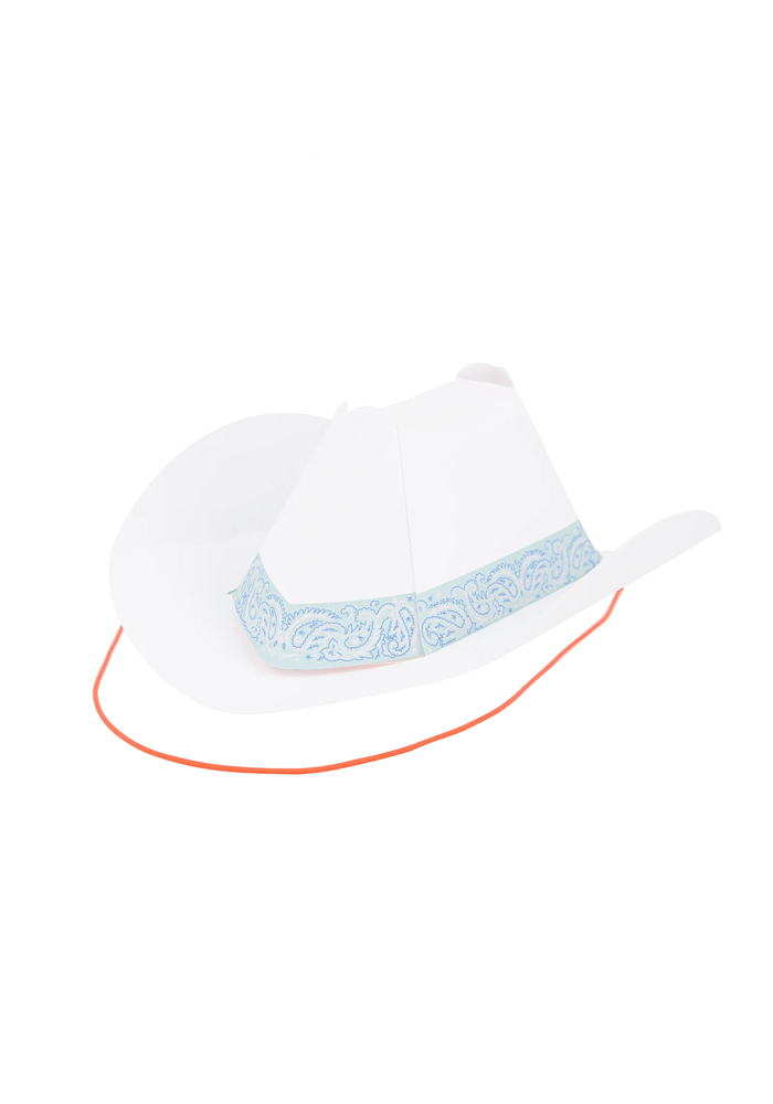 Lot De 8 Chapeaux De Cowboys En Carton - Meri Meri