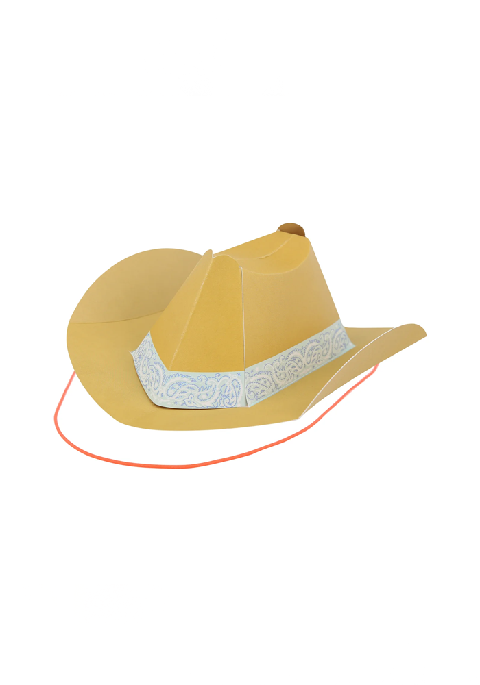 Lot De 8 Chapeaux De Cowboys En Carton - Meri Meri