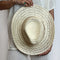 Chapeau Panama Paille Naturelle Beige