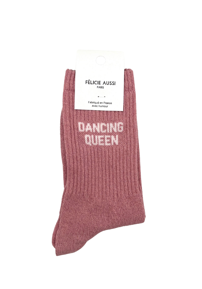 Chaussettes Dancing Queen Rose - Félicie Aussi