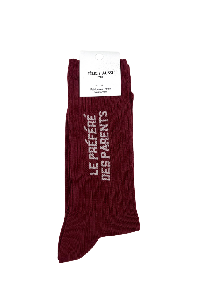 Chaussettes Homme Le Préféré Des Parents - Félicie Aussi