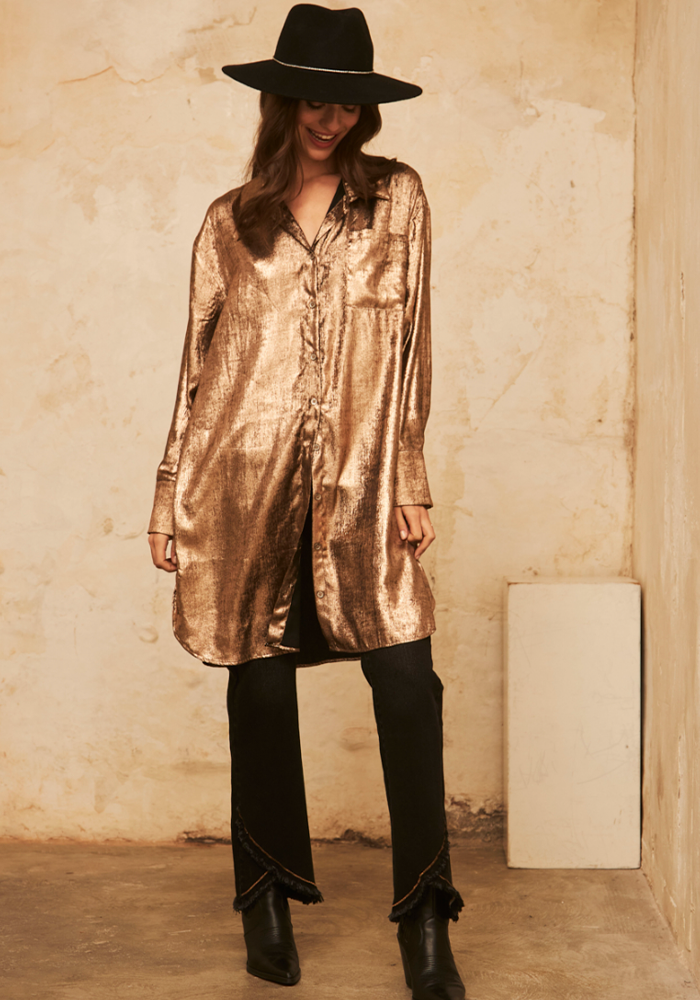 Chemise Ayael Rose Gold - Nekane