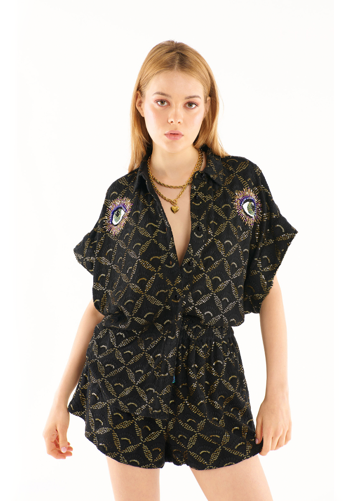 Chemise Edith Noire - Wild Paris