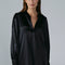 Lara Silk Black Blouse