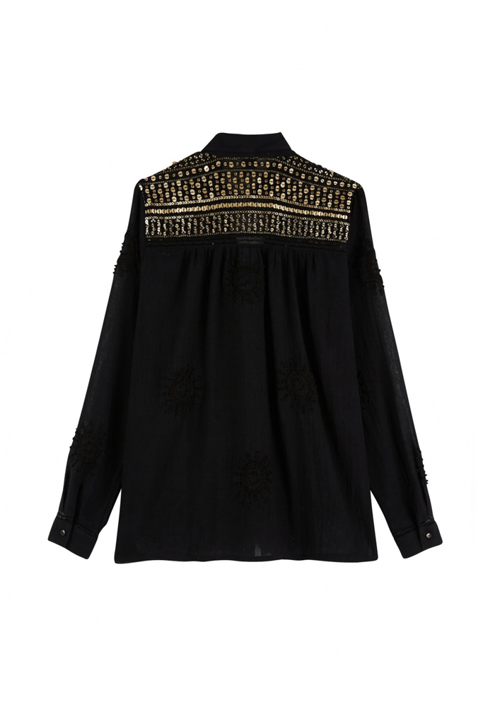 Chemise Lydie Noire - Wild Paris