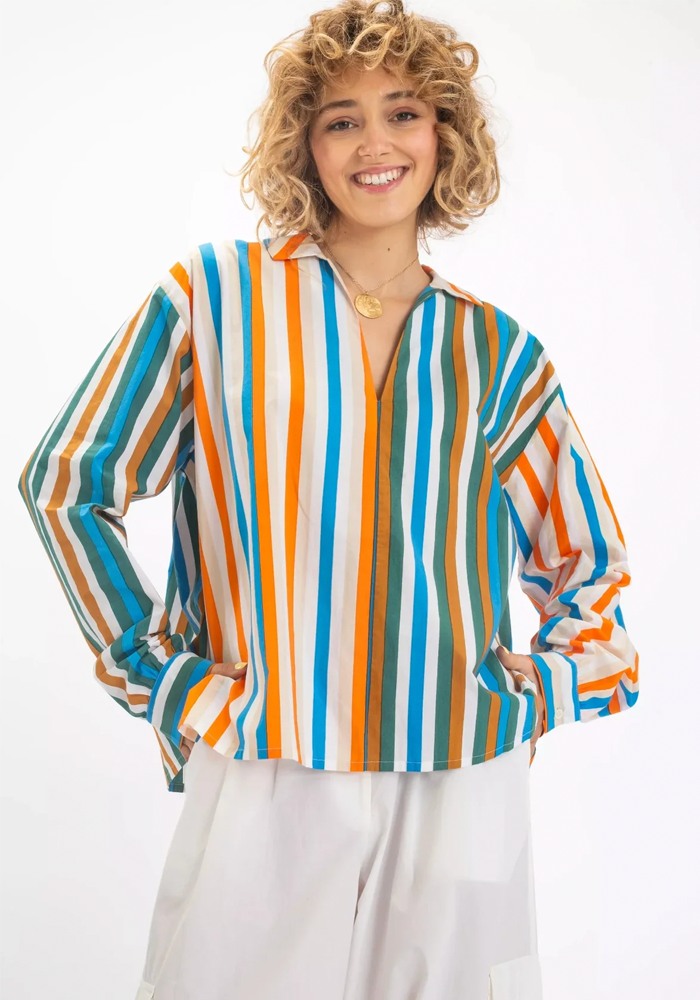 Blouse Vani Orange - V De Vinster