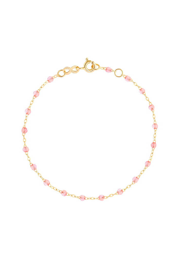 Bracelet Classique Gigi Or Jaune Résines Rosée 17cm - Gigi Clozeau