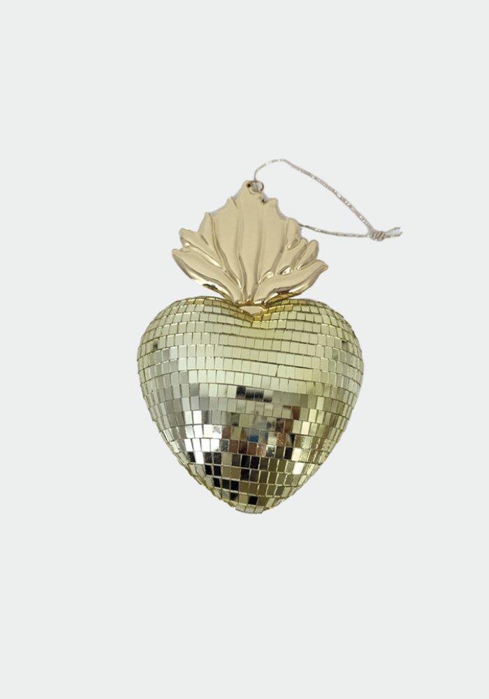 Coeur Disco Ex Voto Doré - Sélectionné par Blush