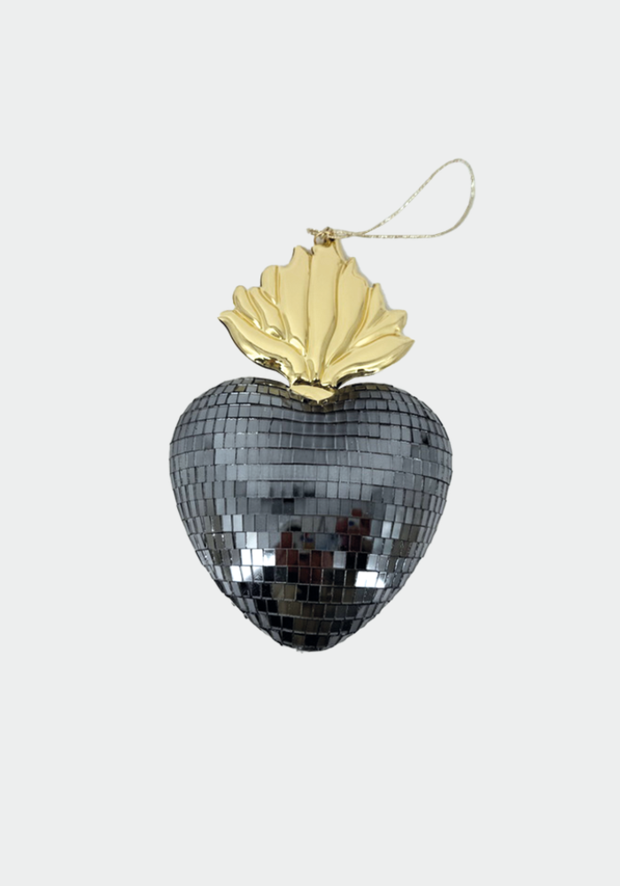 Coeur Disco Ex Voto Argenté - Sélectionné par Blush
