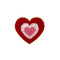 Filled Heart Iron-on Sticker