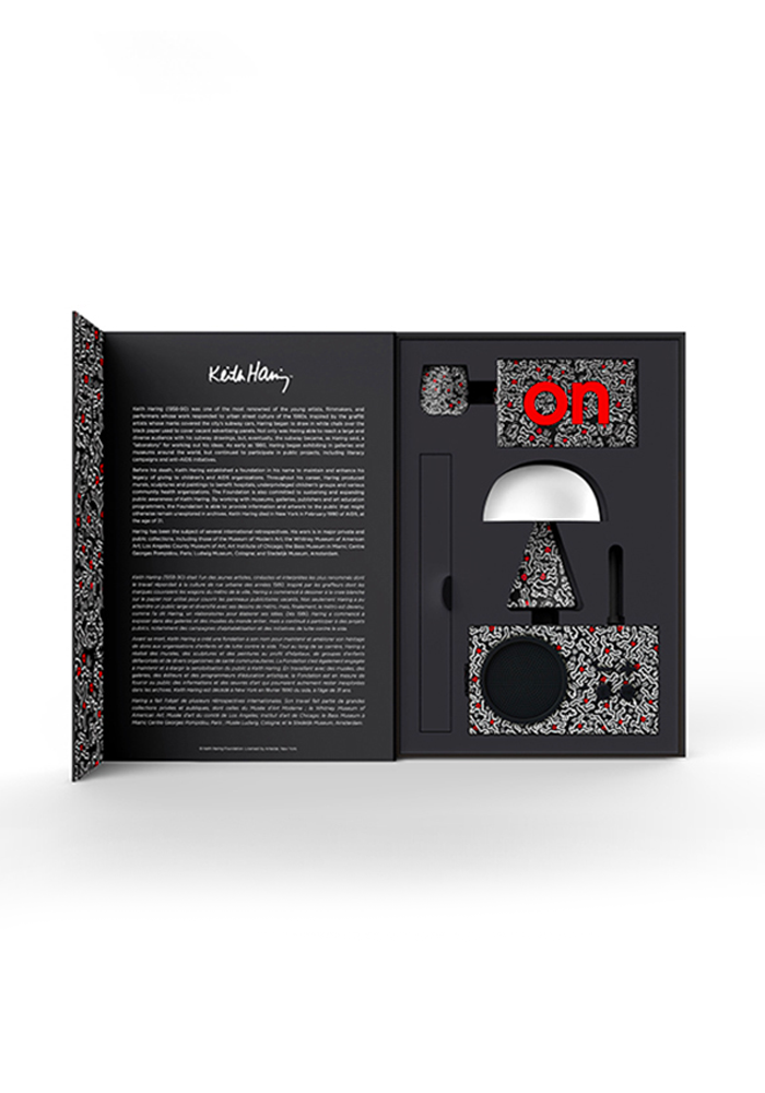 Coffret Cadeau Lexon X Keith Haring - Love Black