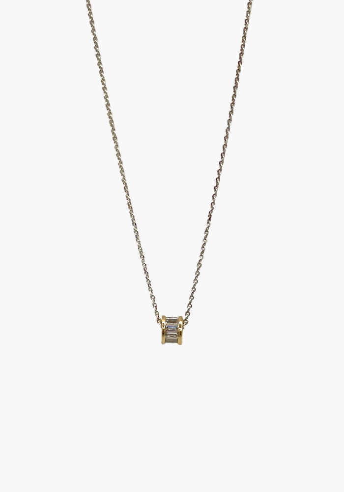 Baby Elon S Two-Tone Necklace