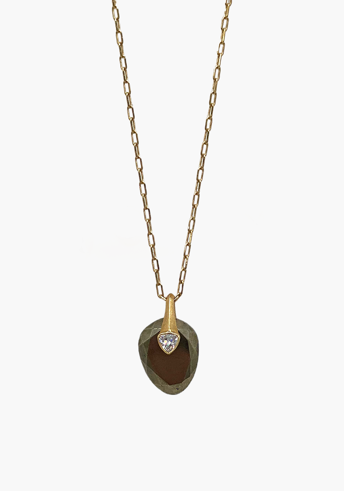 Collier Baby Axel Pyrite