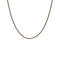 Sugar En Parles PM Faceted Necklace In 925 Silver Plate 40cm