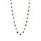 Classic Gigi Necklace Yellow Gold And Black Resins 45cm