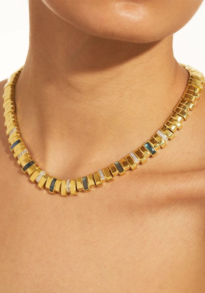 Collier Empreinte Labradorite - Be Maad