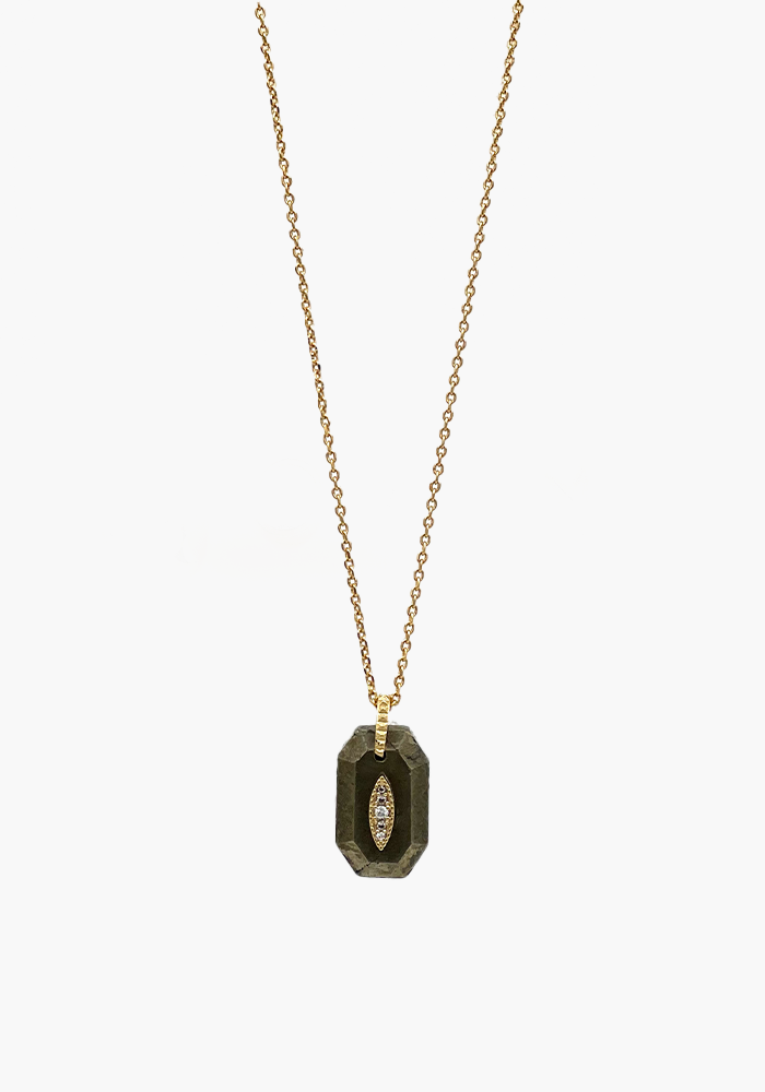 Collier Inside 2 Pyrite - Hanka ïn