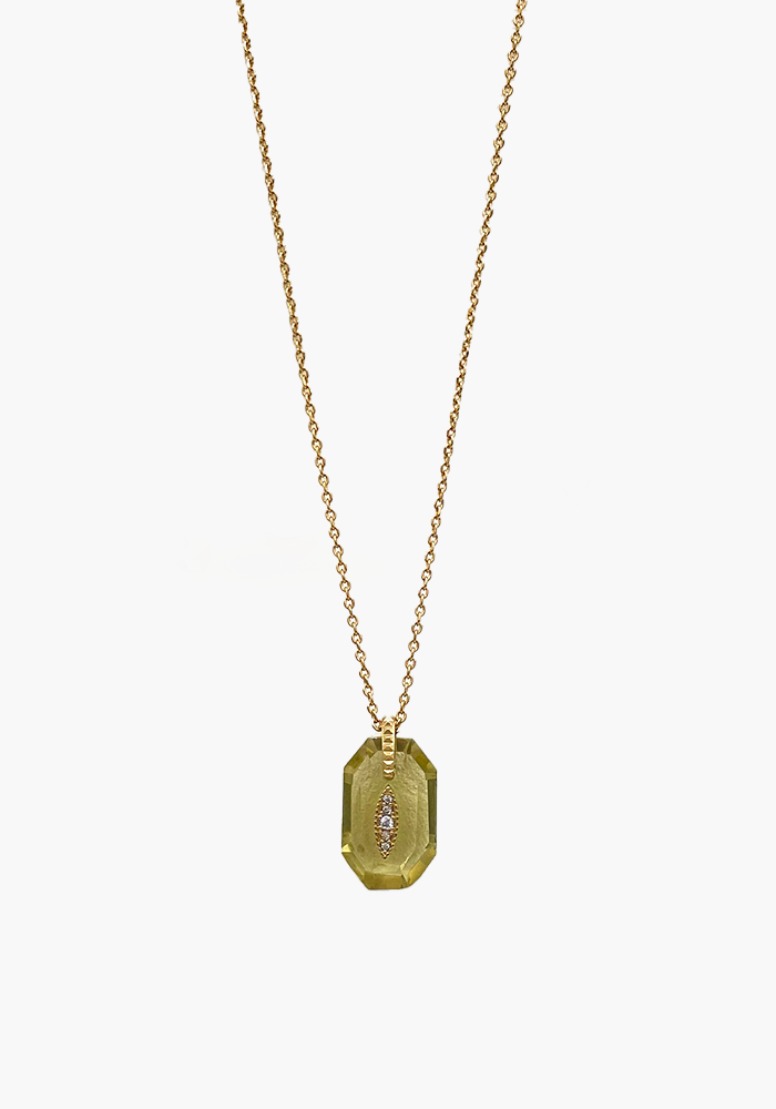 Collier Inside 2 Quartz Lemon - Hanka ïn