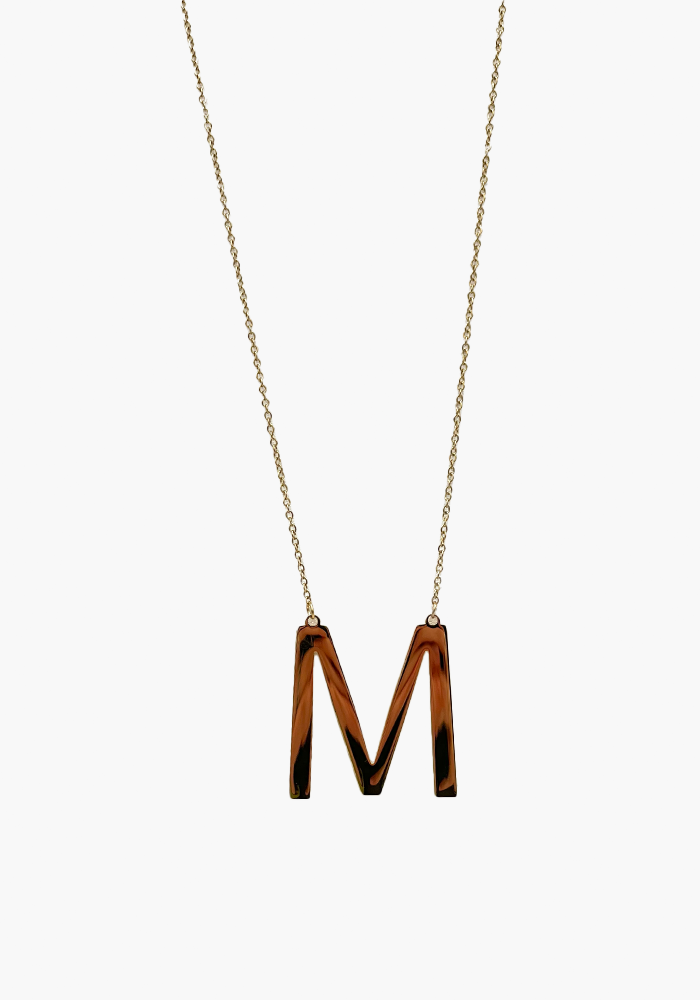 Collier Lettre XL - Zag Bijoux