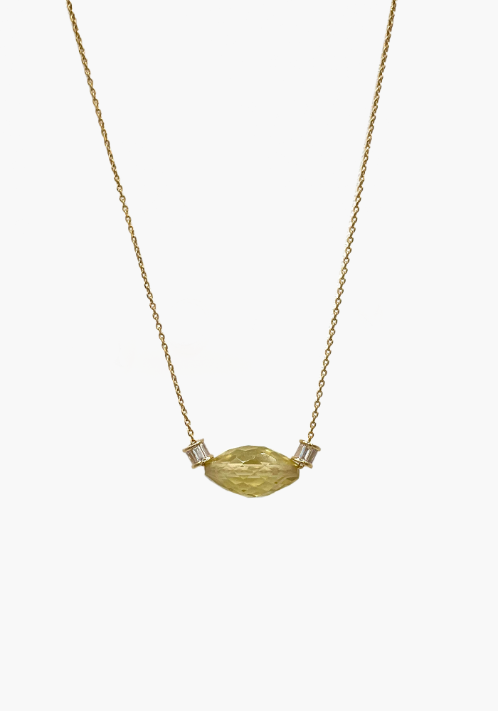 Collier Livia Quartz Lemon - Hanka ïn