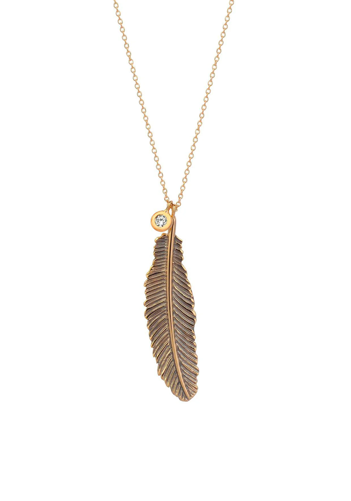 Collier Maxi Feather - Kismet By Milka