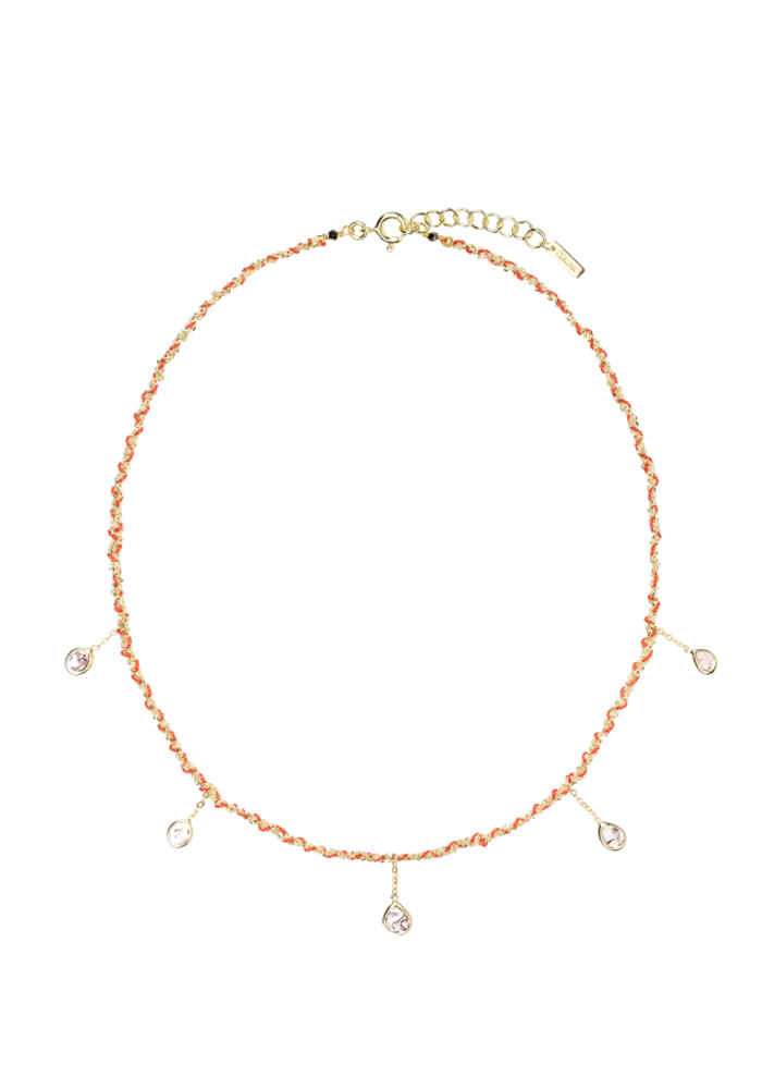 Necklace N°606 Coral