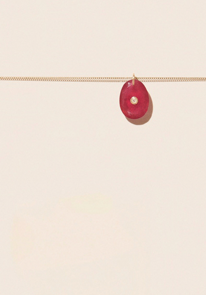 Collier Orso N°1 Rubis - Pascale Monvoisin