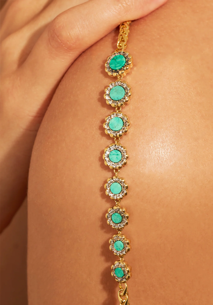 Collier Rive D'Or Turquoise - Be Maad