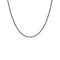 Sugar En Parles PM Faceted Necklace In 925 Silver Plate 40cm