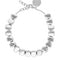 Collier Small Organic Shaped Silver