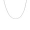 Sugar En Parles PM Faceted Necklace In 925 Silver Plate 40cm