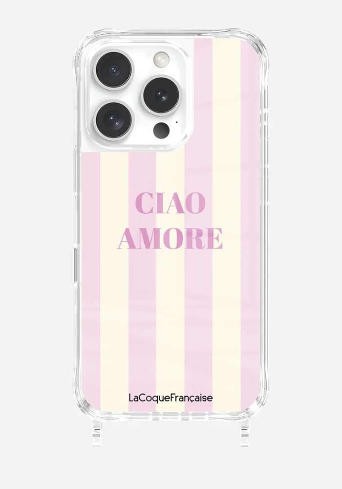 Coque De Téléphone Ciao Amore Rose - La Coque Française