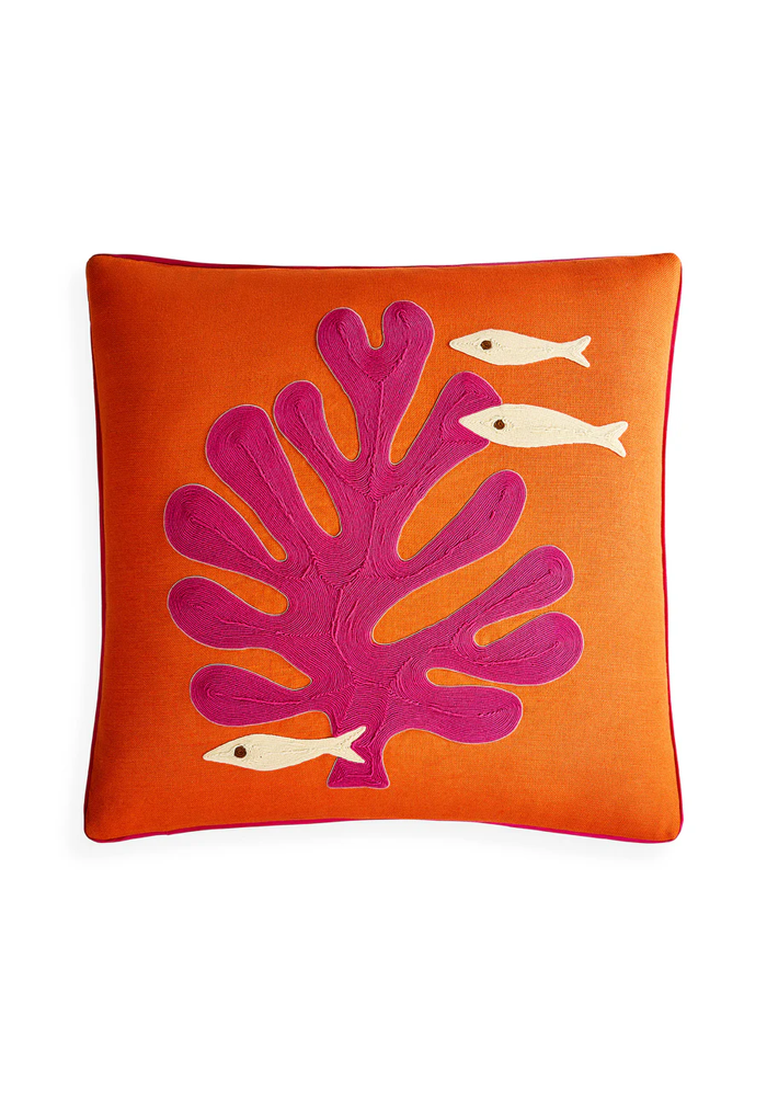 Coussin Playa Corail - Jonathan Adler