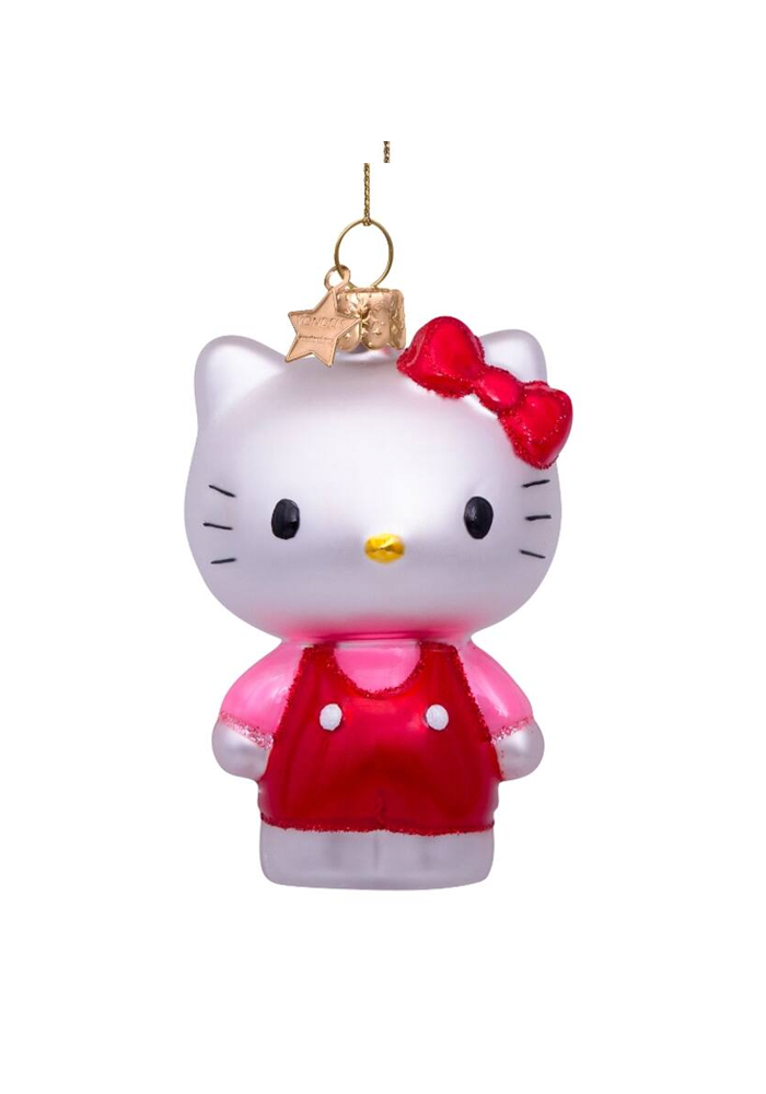 Décoration À Suspendre Hello Kitty Salopette Rouge - Blush Sélection Décoration