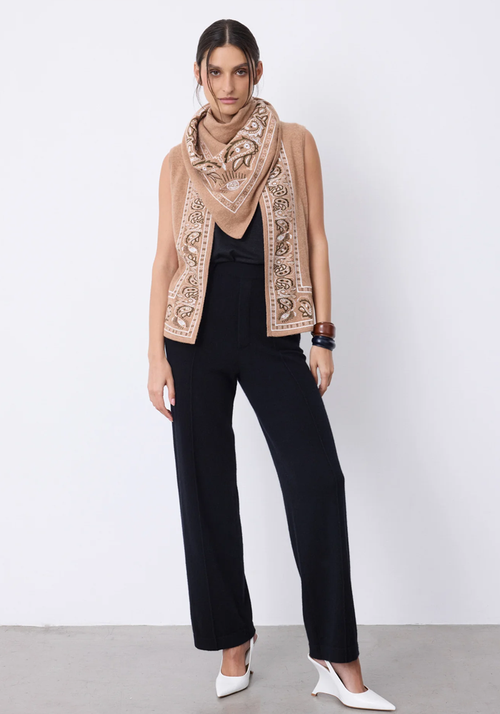 Écharpe Helen Camel Chiné - Notshy