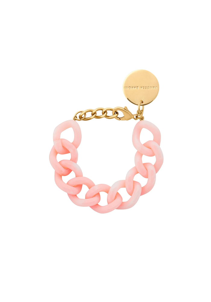 Bracelet Flat Chain Peach Sorbet - Vanessa Baroni