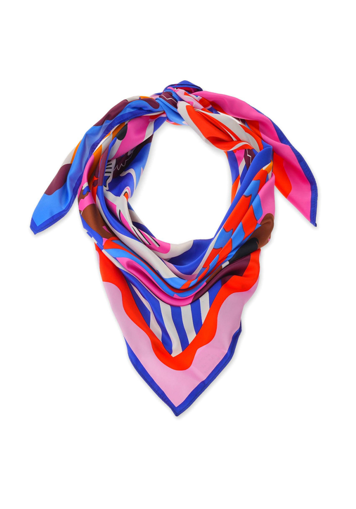 Foulard Chachacha Rose Moyen Modèle - Wild Paris