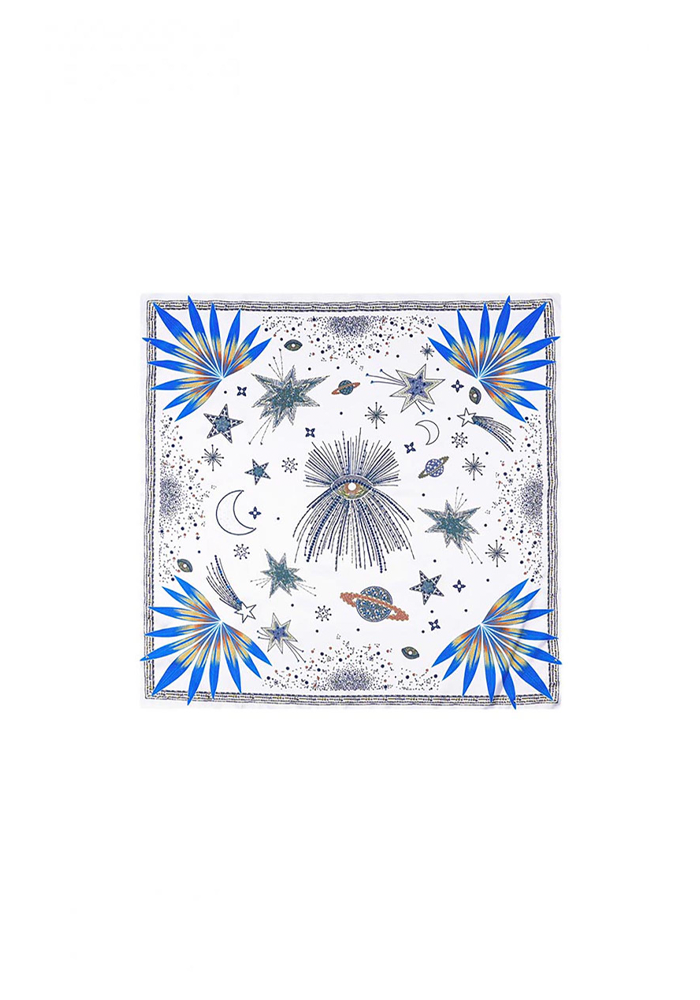 Foulard Comete Blanc Petit Modèle - Wild Paris