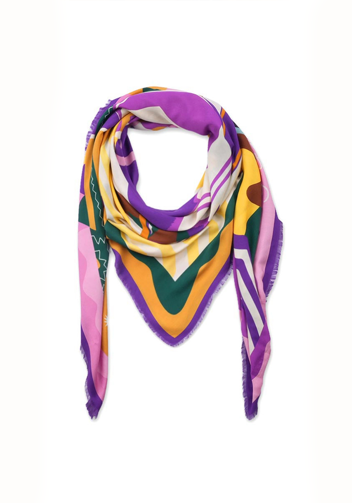 Foulard Chachacha Jaune Grand Modèle - Wild Paris