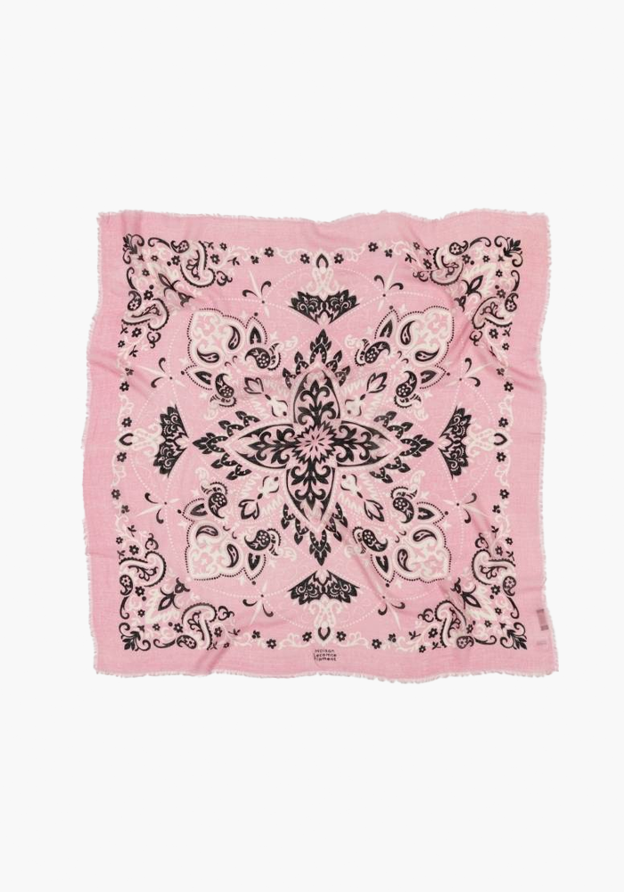 Foulard Bandana Ls Rose - Maison Lecomte Flamant